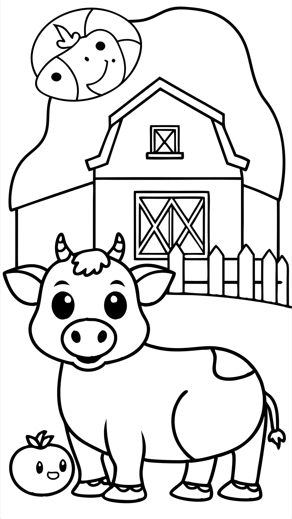 coloring pages of farm animals free